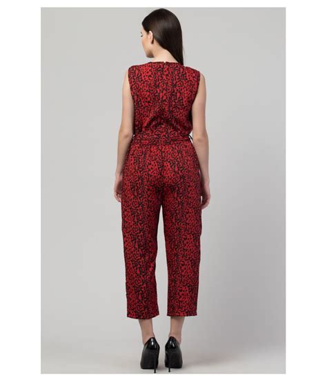 Ajesha Multi Color Poly Crepe Jumpsuit Buy Ajesha Multi Color Poly