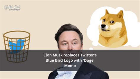 Elon Musk Replaces Twitters Blue Bird Logo With Doge Meme Jet