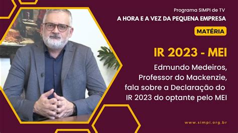 IR 2023 Declaração do MEI e Pessoa Física YouTube