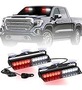 Amazon AINBIN 2 In 1 14 Inch Emergency Dash Lights 32 LED Red