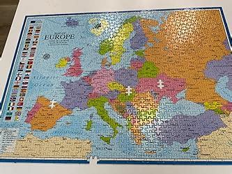 Amazon EuroGraphics Map Of Europe Puzzle 1000 Piece Toys Games