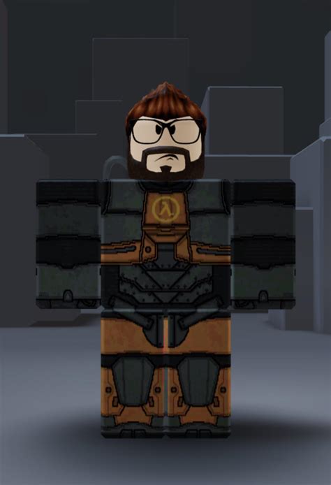 Gordon Freeman, in the flesh. Or, rather, in the hazard suit. : r/RobloxAvatarReview