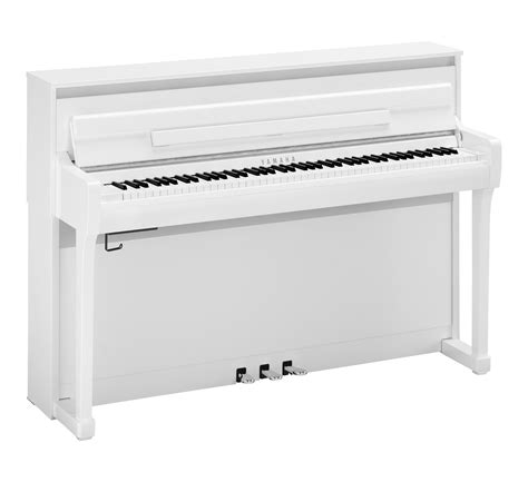 Yamaha Clp 885 Polished White Piano Numérique Meuble