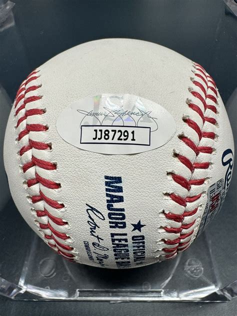 Ketel Marte Autographed Official Mlb Baseball Jsa Cert Arizona