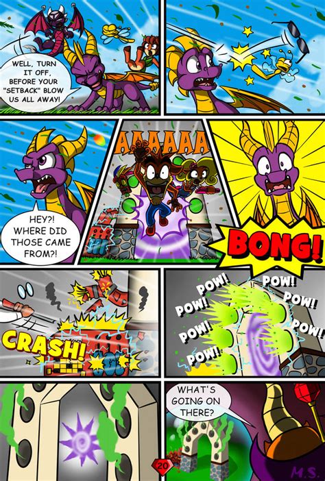 Crash n Spyro: page 20 by MagzieArt on DeviantArt