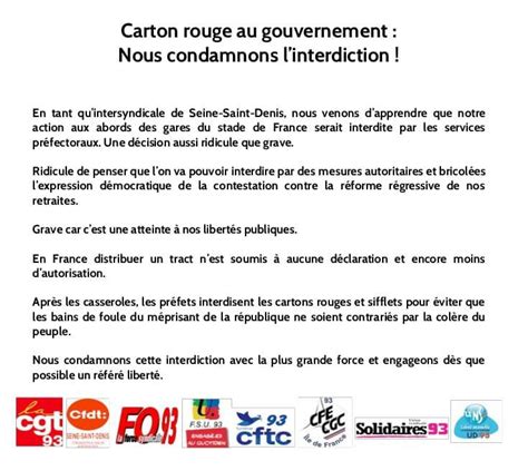 Anonyme Citoyen On Twitter L Intersyndicale Du Annonce Qu Elle Va