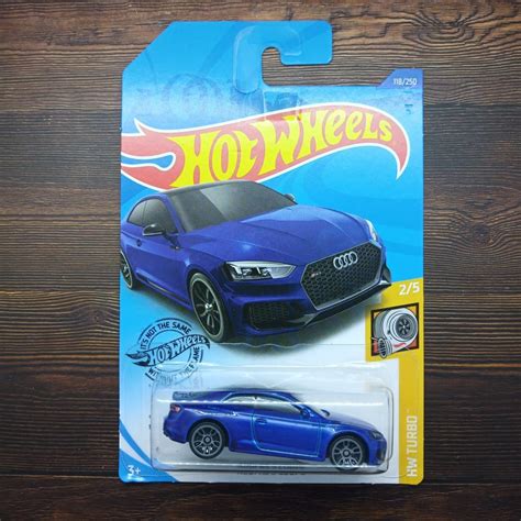 Hot Wheels Audi Rs 5 Coupe Blue Hw Turbo Shopee Malaysia