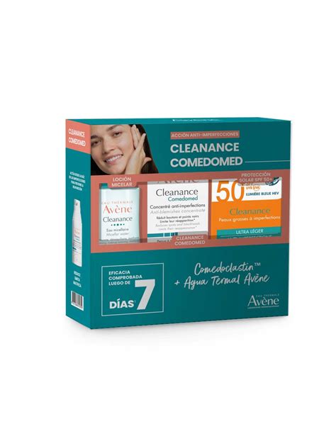 Kit Avène Cleanance Comedomed Cleanance Solar Micelar Cleanance