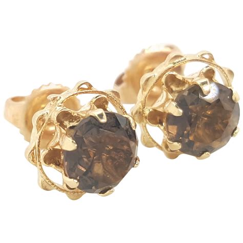 Pomellato Bahia Smokey Quartz Ruby Gold Earrings At 1stDibs Pomellato