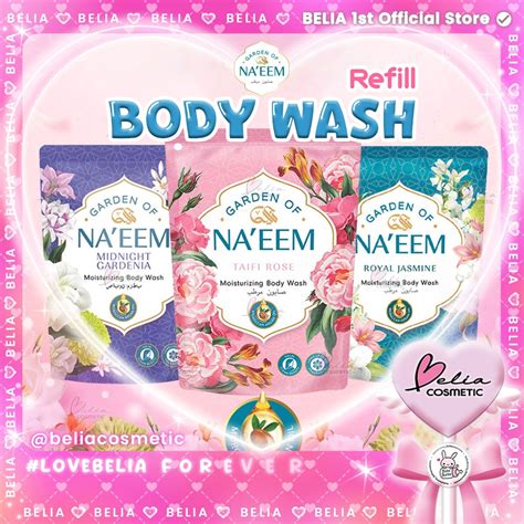 Jual BELIA GARDEN OF NA EEM Moistuirizing Body Wash Sachet Refill