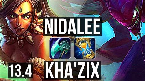 NIDALEE Vs KHA ZIX JNG 12 1 9 Rank 6 Nida Godlike Rank 19 KR