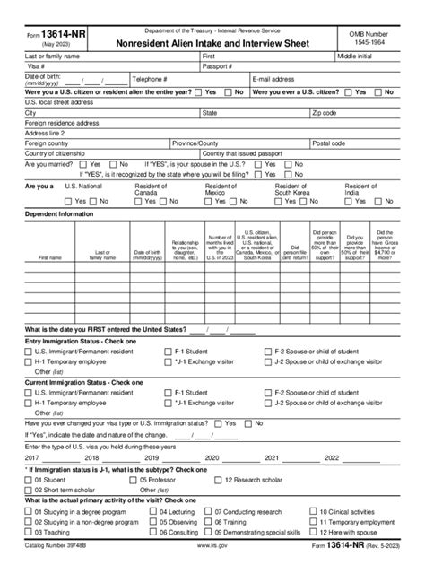 Irs Intake Interview Form Fill Out Sign Online DocHub