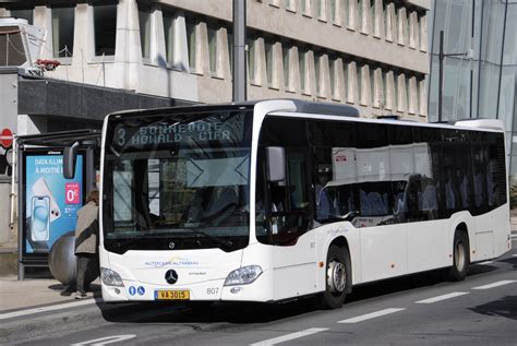 Люксембург Mercedes Benz Citaro C2 Ü hybrid 807 Фото Автобусный