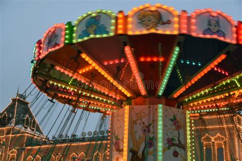 Saint Christmas Carousel On The Red Square In Moscow In Winter