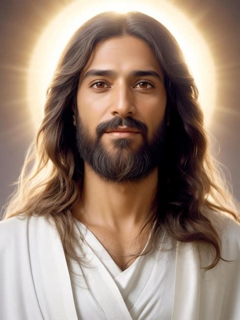 Jesus Cristo Isa Al Masih Imagem Premium Gerada IA