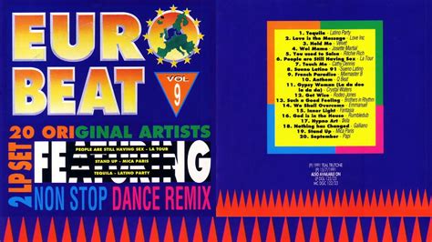 Eurobeat Volume Minute Non Stop Dance Remix Cd Italo