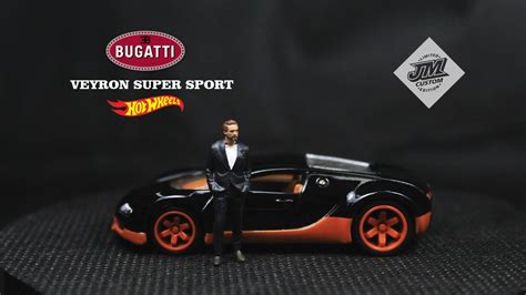 Bugatti Veyron Super Sport Hot Wheels Custom First Edition Jmcustom