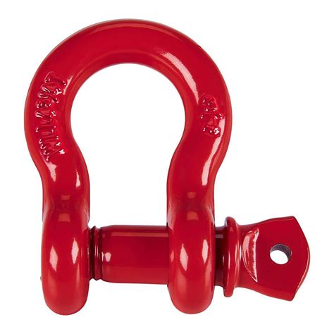 34 In D Ring Shackle Red