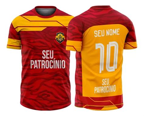 Kit 10 Camisas Uniforme Futebol Personalizado Nome Time Frete grátis