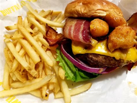 [I ate] Cheese Curd Bacon Burger. : r/food