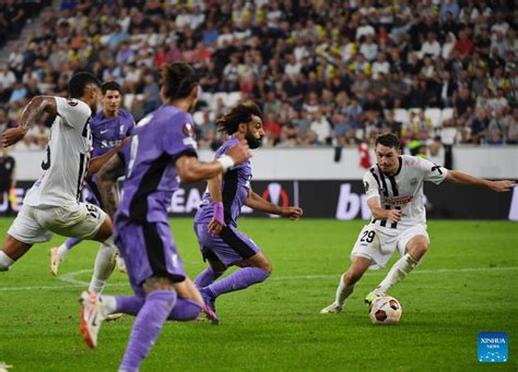 Uefa Europa League Lask Linz Vs Liverpool Xinhua