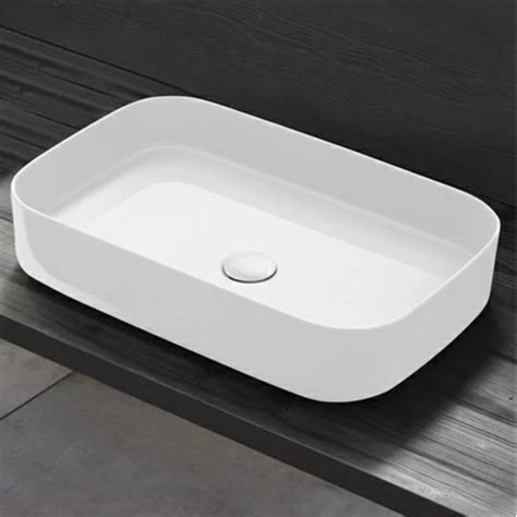 ᐉ Раковина накладная 60 см Cielo Shui Comfort, белый (SHCOLAR60-Bianco ...