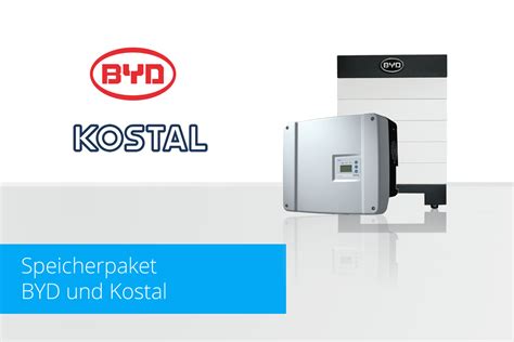 Neues Speicherpaket BYD Battery Box Hochvolt Mit Kostal Piko BA System