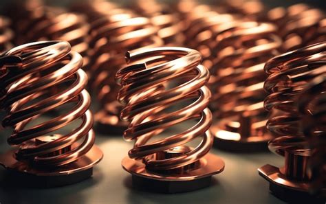 Premium Ai Image Beryllium Copper Alloy Springs