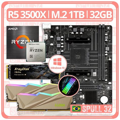 Kit Upgrade Gamer Amd Ryzen X Gb Rgb M Tb B M Spull