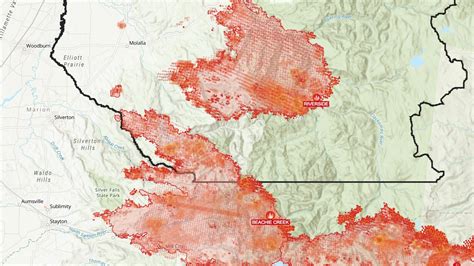 Oregon Wildfires Beachie Creek And Riverside Megafires Could Merge