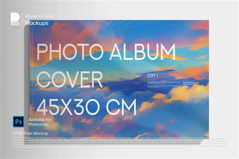 Photo Album Cover Mockup Psd Mockup World Hq