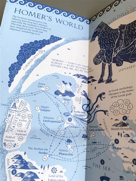 The Odyssey Map – Literary Maps