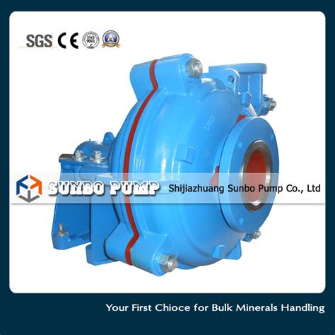 Centrifugal Single Stage Impeller Type Abrasion Resistant Slurry Pump