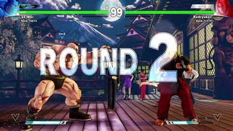 Street Fighter V Zangief Seimo Vs Ken Youtube