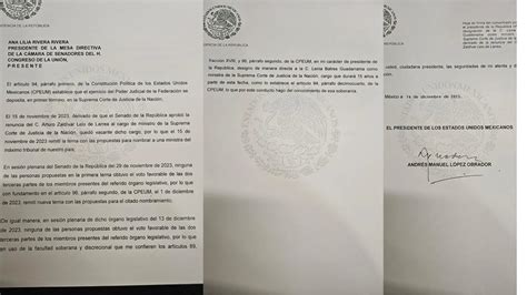 Esta Es La Carta De Amlo Para Designar A Lenia Batres Como Ministra De