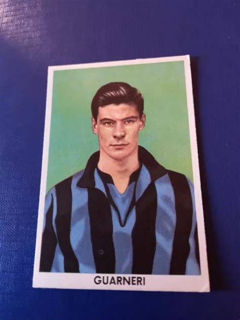 FIGURINA CARTONATA SIDAM Il Calcio Italiano 1960 61 Con Errore Inter