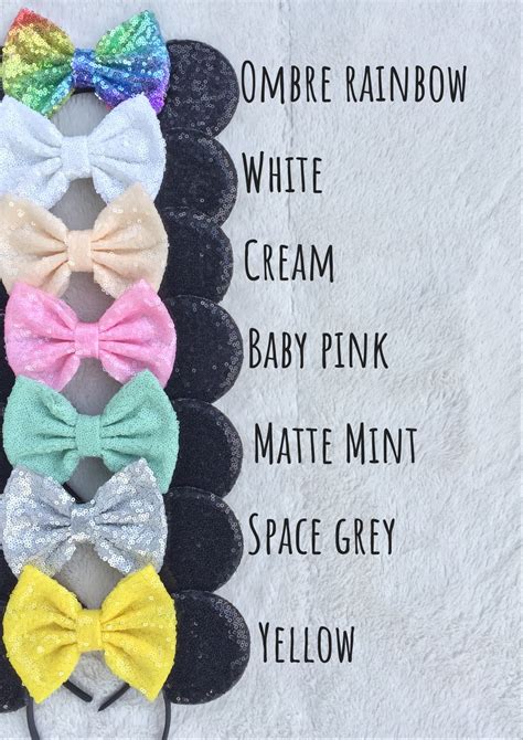 Mickey Mouse Ears Minnie Mouse Ears Disney Mouse Ears | Etsy