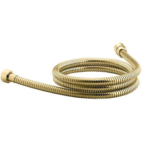 Kohler Mastershower In Metal Shower Hose In Vibrant Polished Brass