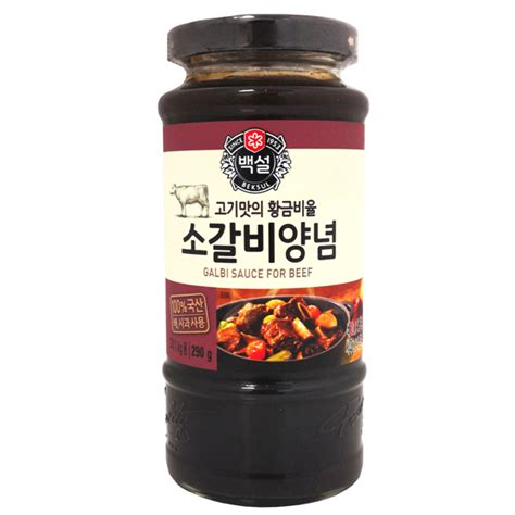 Beksul Galbi Sauce For Beef Korean Beksul Kalbi Galbi Marinade Bbq Sauce 290g Cj