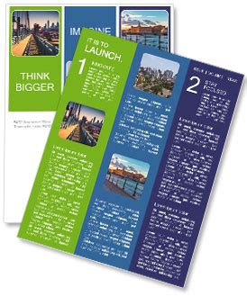 The Ben Franklin Bridge Walkway Newsletter Template Design Id