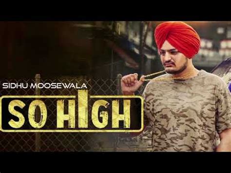 So High Official Music Video Sidhu Moose Wala Ft Byg Byrd Sy