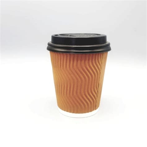 4oz Kraft Ripple Cups 1000pcs