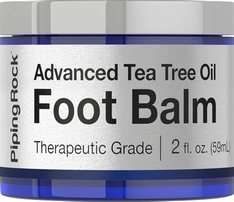 Tea Tree Oil Foot Balm 2 Fl Oz 59 Ml Jar