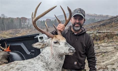 Hunter's First Deer Is an Old, 8-Point Leucistic Buck | Outdoor Life