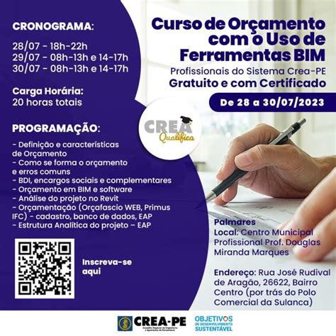 Restam Poucas Vagas Para O Curso De Or Amento O Uso De Ferramentas