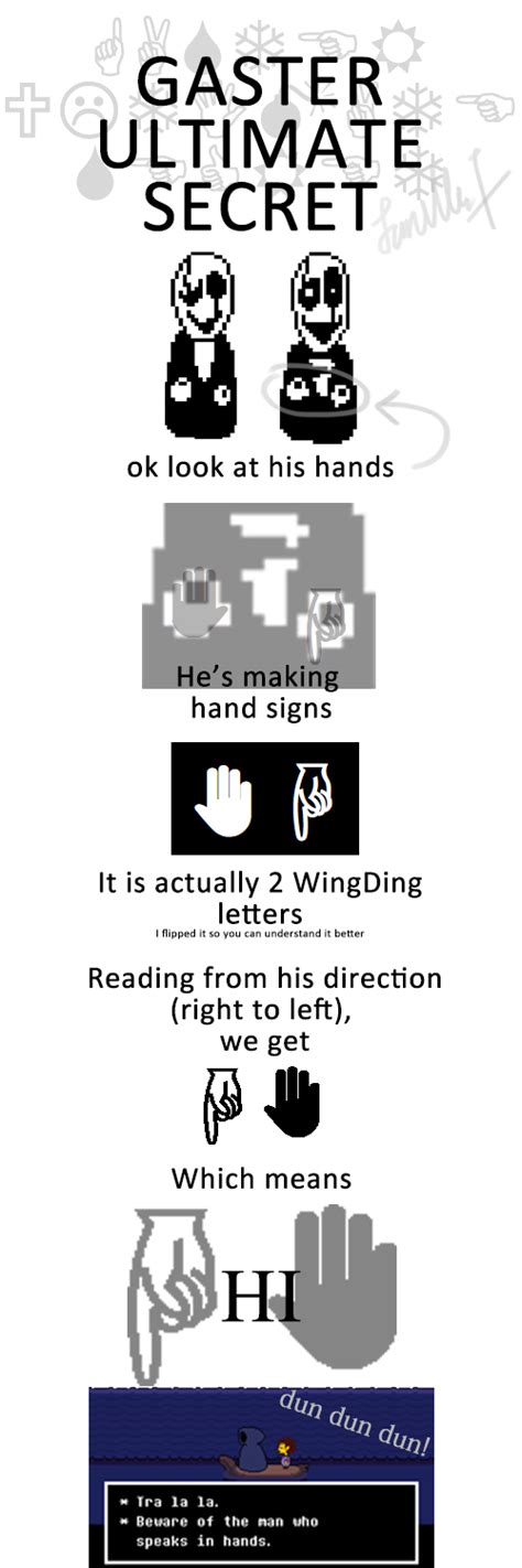 Undertale Secret Gaster Hand Messages By Smileyfaceorg On Deviantart