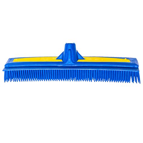 Smart Broom® 12 Upright Multi Purpose Squeegee Broom Blueyellow Wte