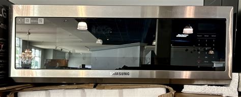 Samsung - 1.1 Cu. Ft. Smart SLIM Over-the-Range Microwave With 400 CFM ...