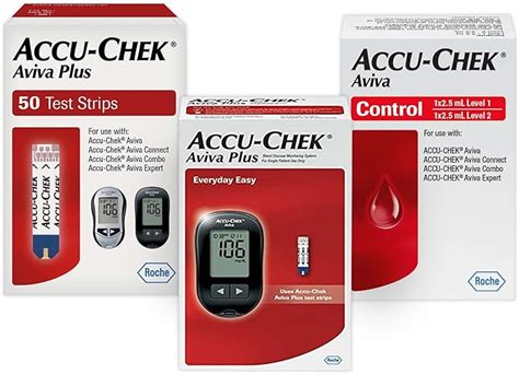 Amazon Accu Chek Aviva Glucose Monitor Kit For Diabetic Blood