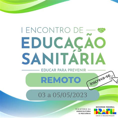 Educação Ministério Da Agricultura Realiza I Encontro De Educação